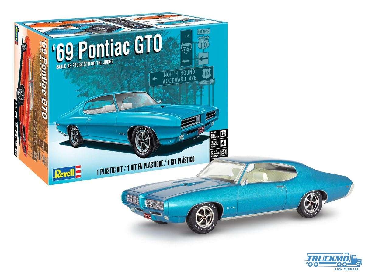 Revell Model kit 69 Pontiac GTO The Judge 2n1 14530