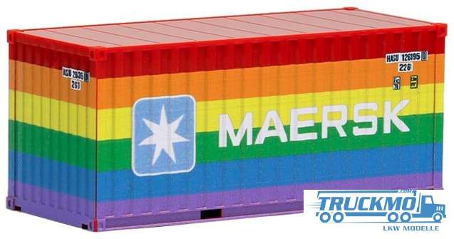 Herpa Maersk Rainbow 20ft Container 493333