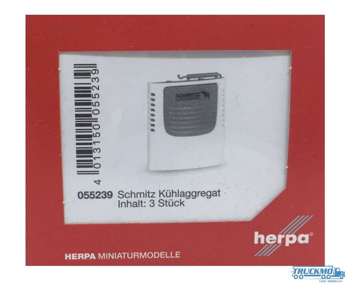 Herpa Zubehör „Schmitz“ Kühlaggregat, 3 Stück 055239
