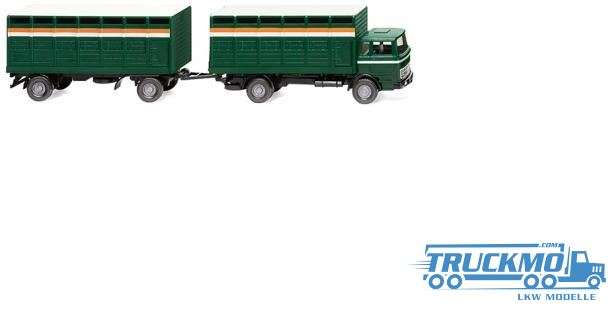 Wiking Mercedes Benz cattle transport trailer train 056503