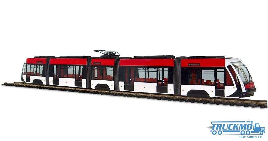 VK Modelle Hauptbahnhof Solaris Tramino rot weiß 22021
