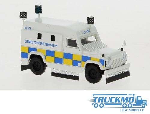 Brekina Police Northern Ireland Land Rover Defender Tangi 2000 BOS87811