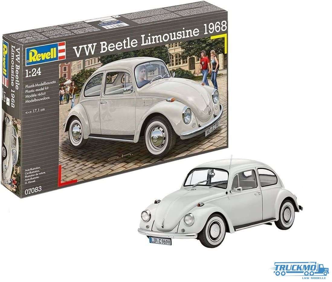 Revell Cars Volkswagen Beetle Limousine 1968 1:24 07083