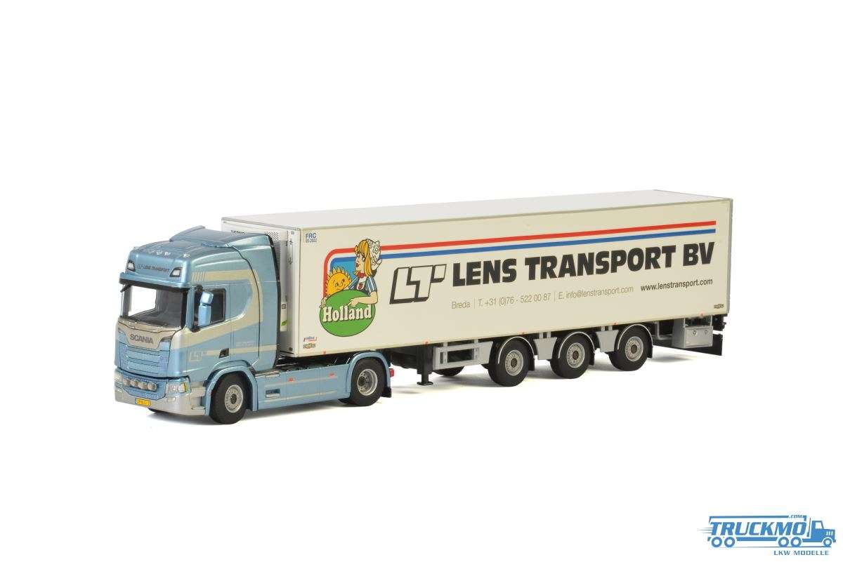 WSI Lens Transport Scania R Highline CR20H reefer trailer Carrier 3 axle 01-2538