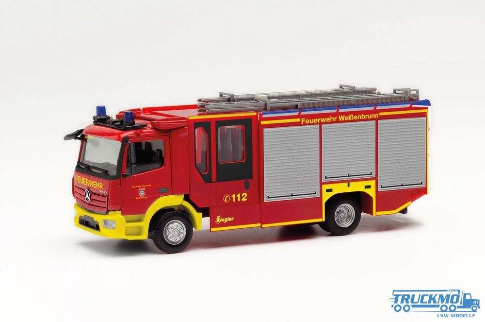 Herpa Freiwillige Feuerwehr Weißenbrunn Mercedes Benz Atego 13 Ziegler Z-Cab LF 097314