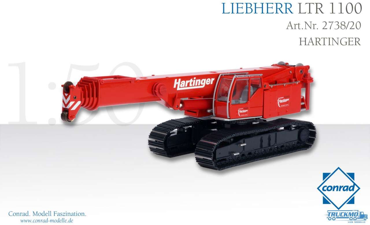 Conrad Hartinger Liebherr LTR 1100 Raupenteleskopkran 2738/20