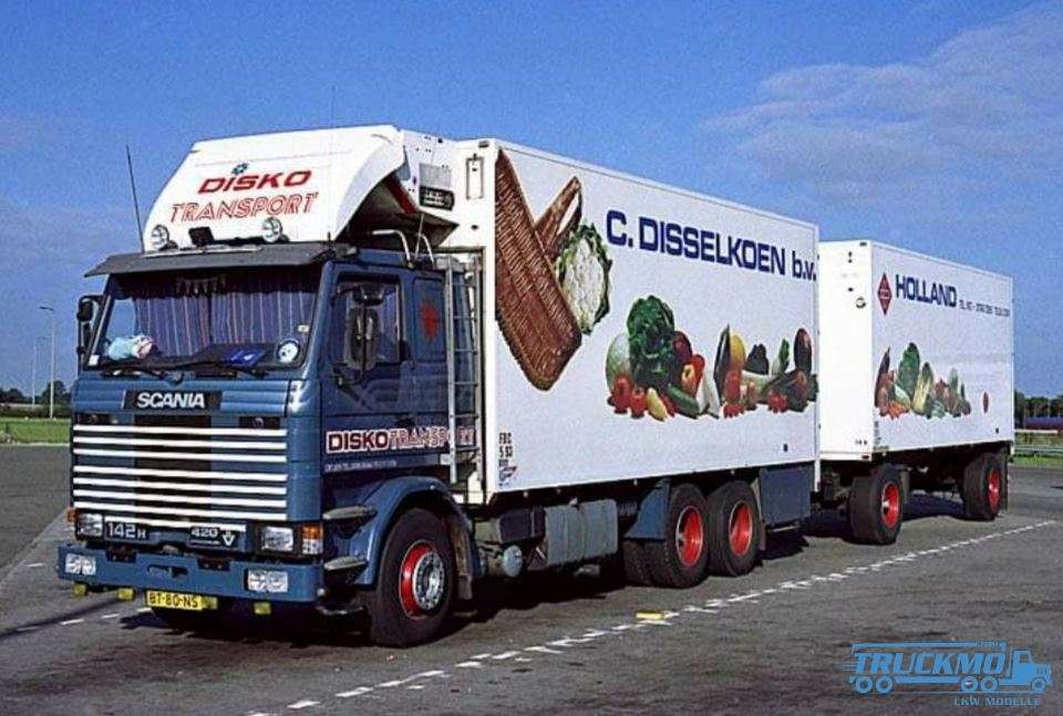 Tekno Disselkoen Scania 142-420 Reefer Truck-Trailer 85797