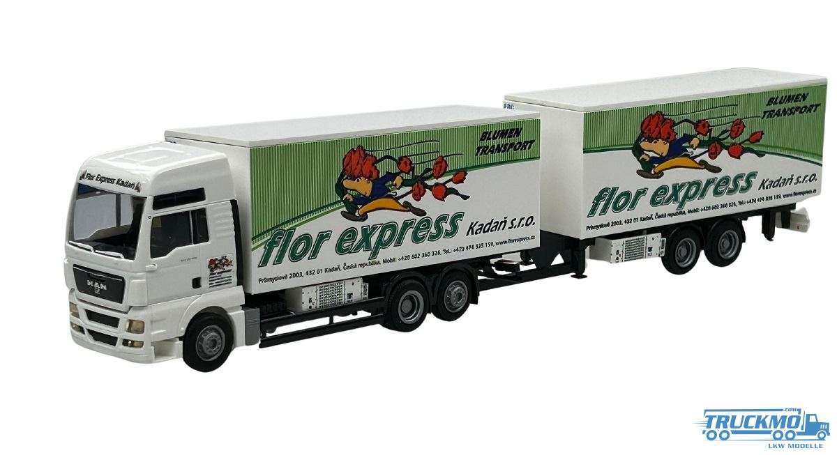 AWM Flor Express MAN TGX XXL Reefer Box Truck-Trailer 76288