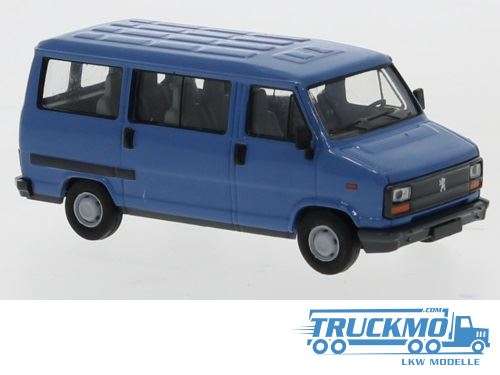 Brekina Peugeot J5 Bus blau 1982 34905