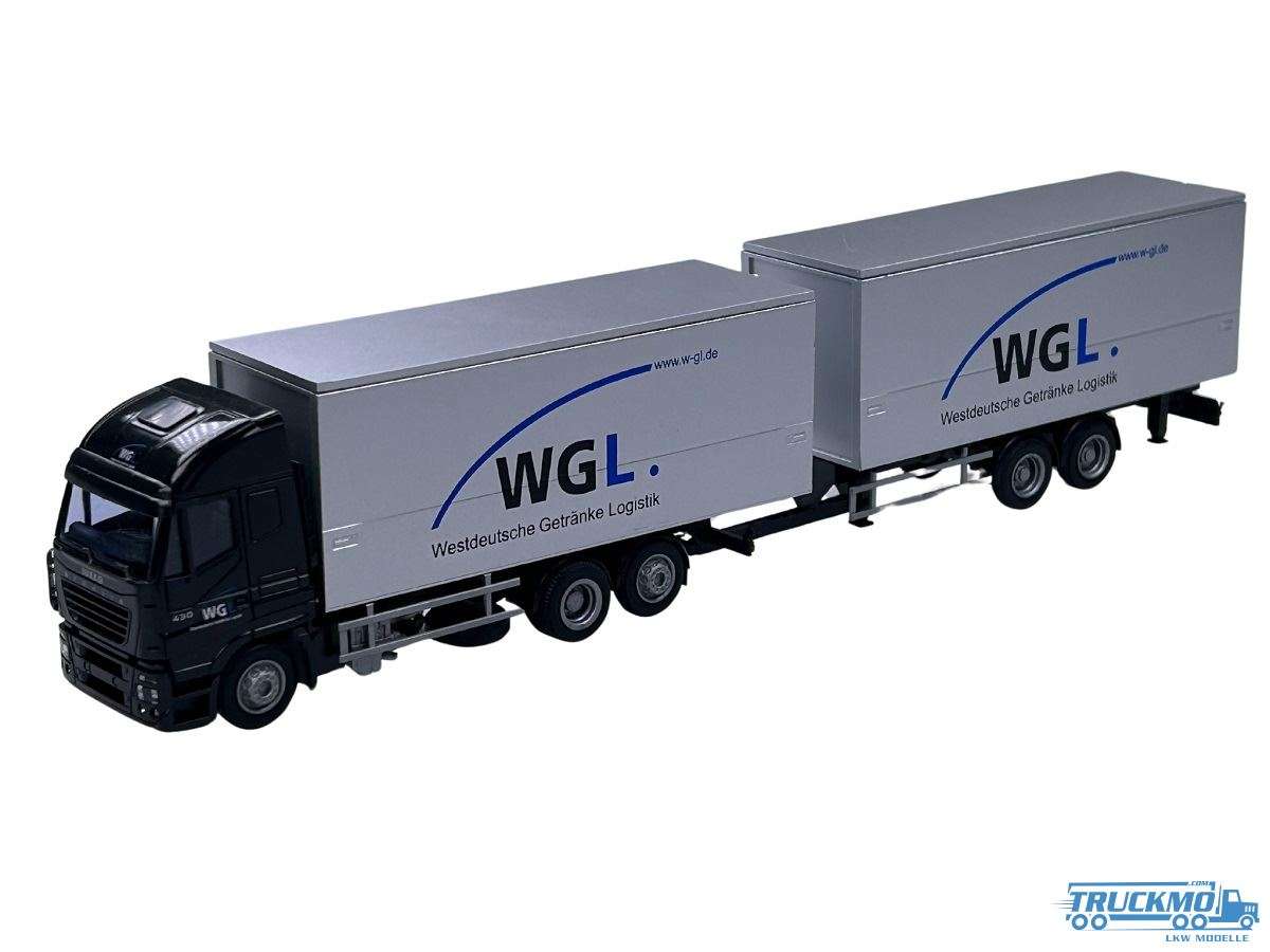 AWM WGL Iveco Stralis Tandem Box Truck-Trailer 76301