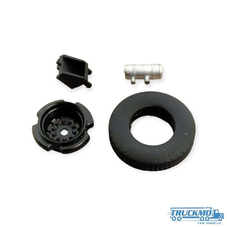Tekno Parts Ford transcontinental spare wheel + rack 85440