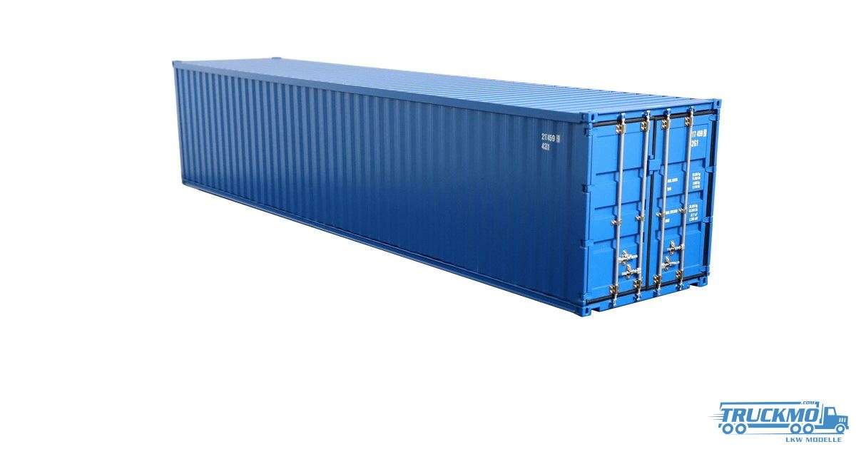 NZG 40ft Container blau 978/20