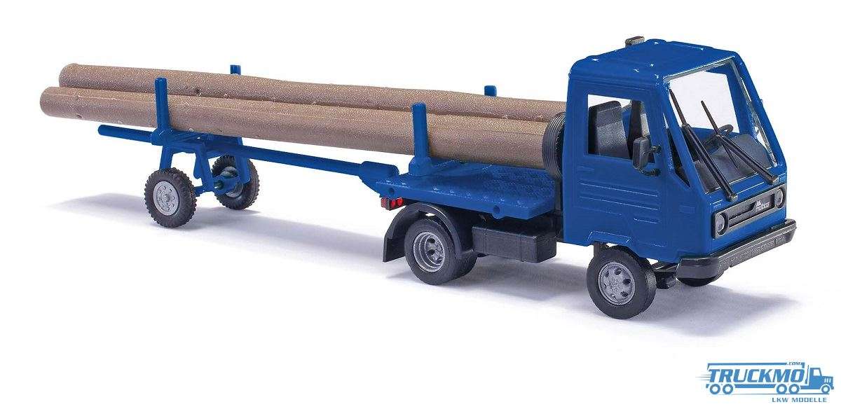 Busch Multicar M26 with trailer blue 42233