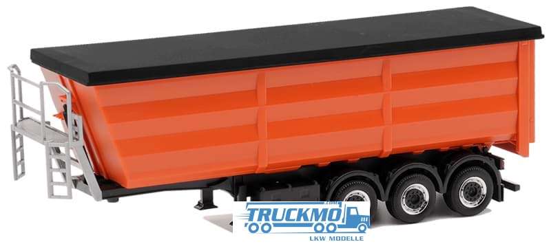 Herpa Kempf tipper semitrailer 3axle orange 670370