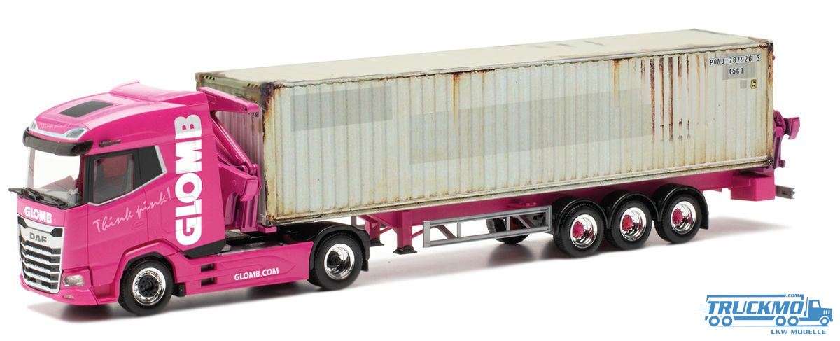Herpa Glomb DAF XF Container side loader 40ft Container 954426