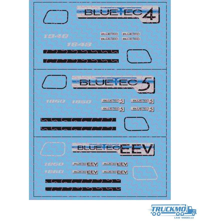 TRUCKMO Decal Bluetec Decal Set 12D-0273