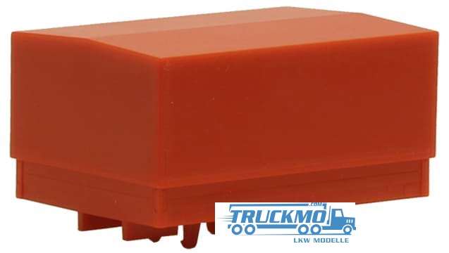Herpa ballast platform for heavy duty truck large red orange 692154