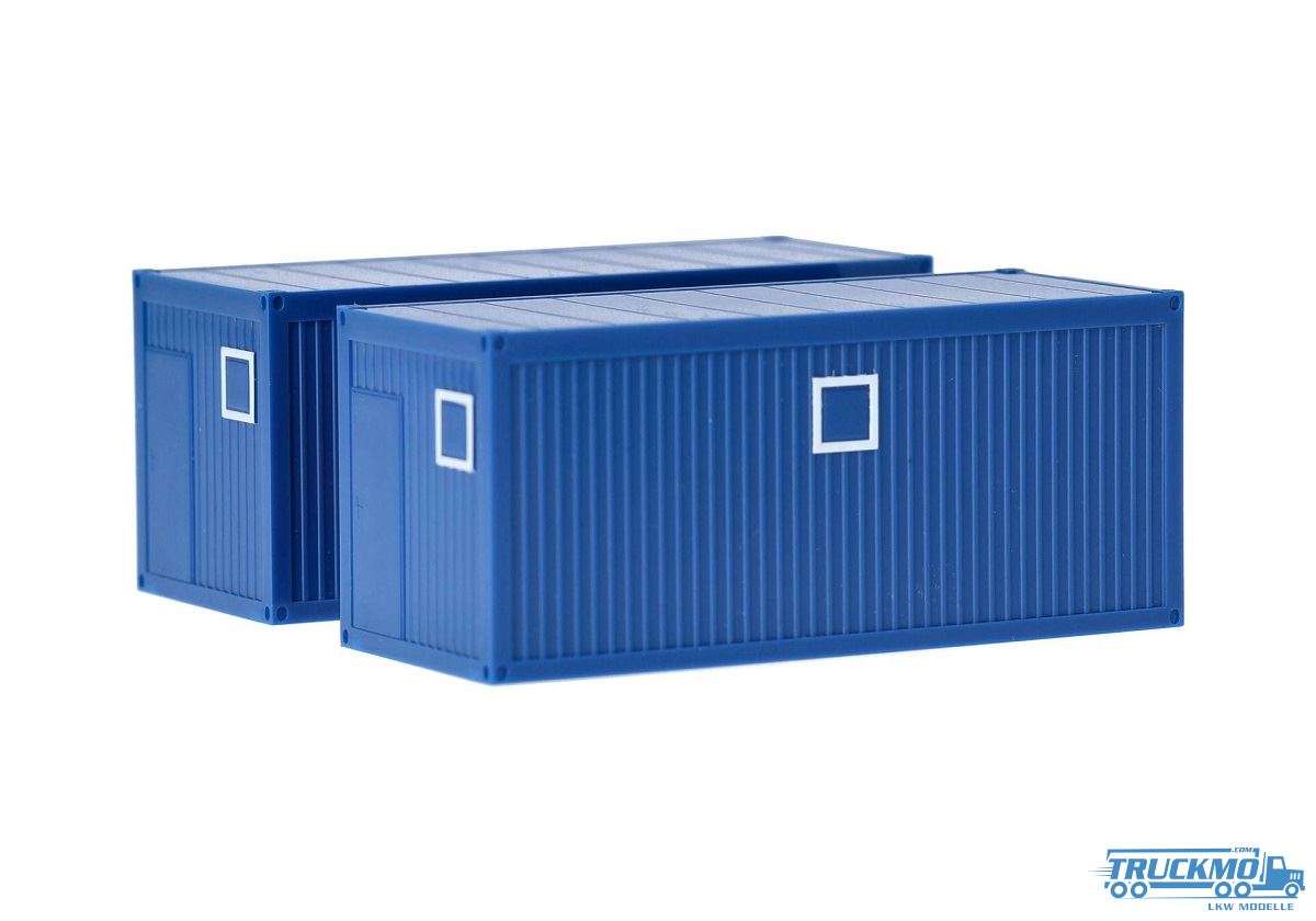 Herpa Zubehör Baucontainer 2 Stück 053600-003