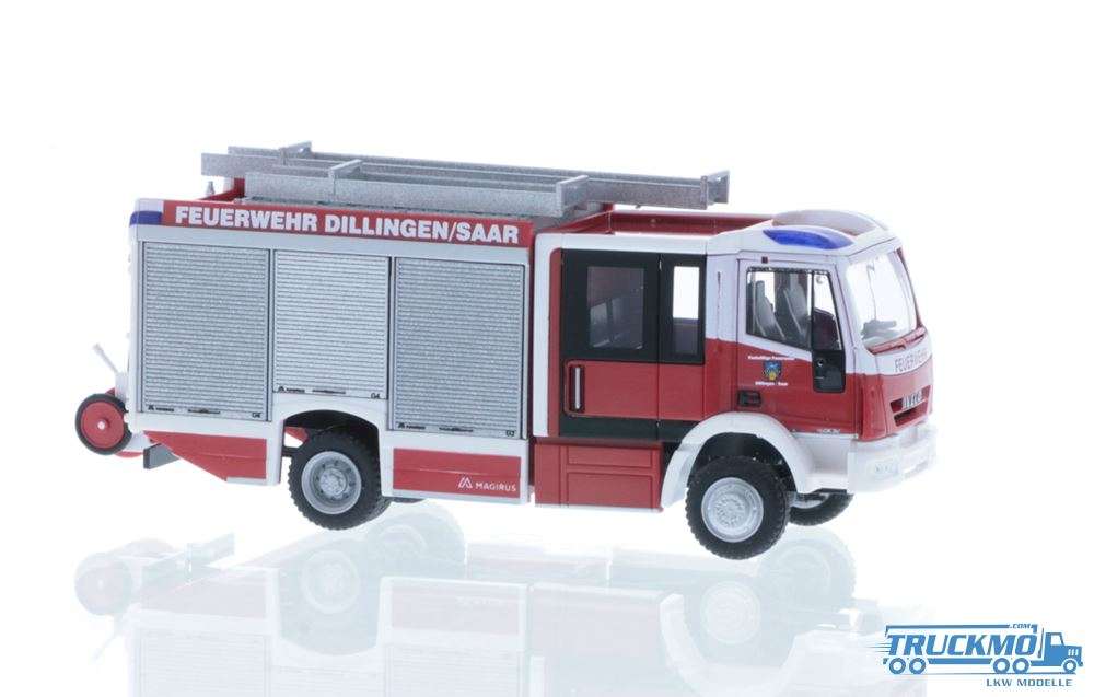 Rietze Feuerwehr Dillingen Saar Magirus HLF Team Cab 68158