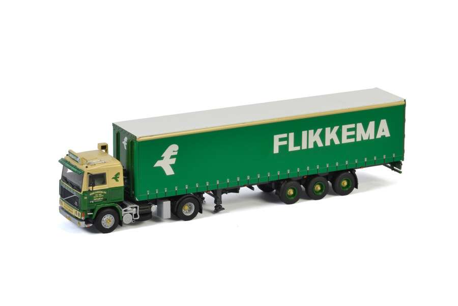 WSI Flikkema Volvo F 12 curtainside trailer 01-3316