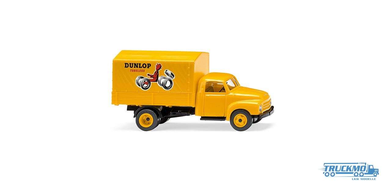 Wiking Dunlop Opel Blitz Flatbed Truck 035203