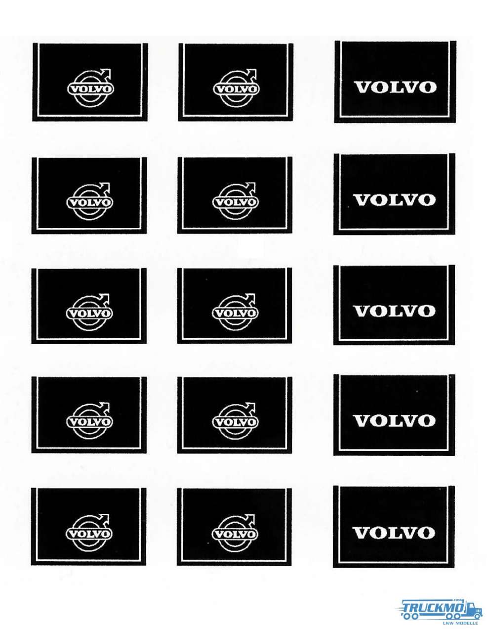Tekno Decals Stickerset 10 Volvo II 020-058 80469