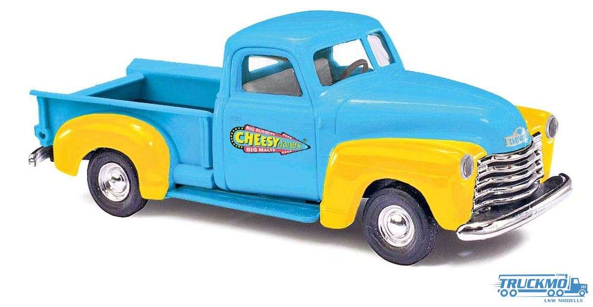 Busch Cheesy Chevrolet Pick-Up blau 48244