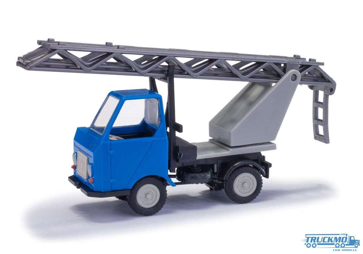 Busch Multicar M22 with turntable ladder blue 210003404