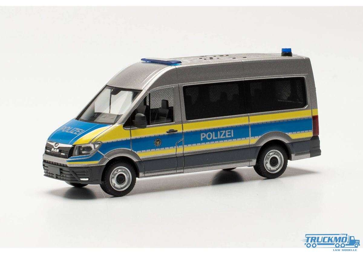 Herpa Polizei Baden-Württemberg MAN TGE HD Bus 096638