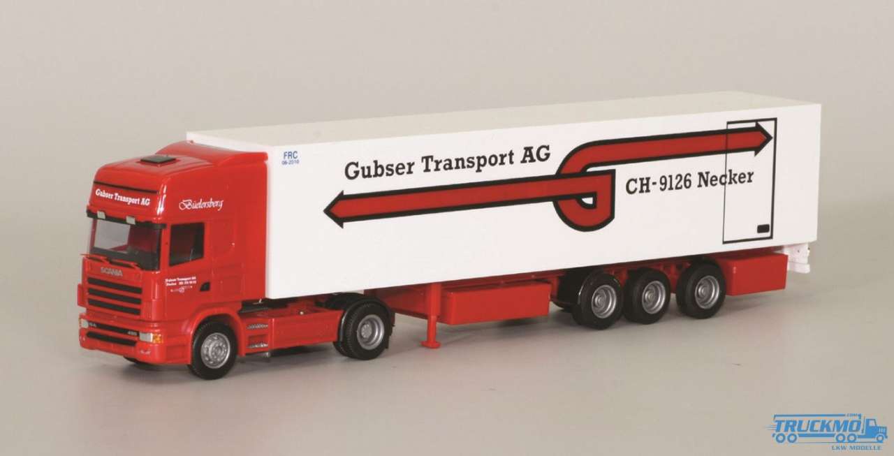 AWM Gubser Scania 4 Topline Kühlauflieger 55117