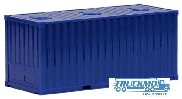 Herpa 20ft Bulkcontainer blau 490015