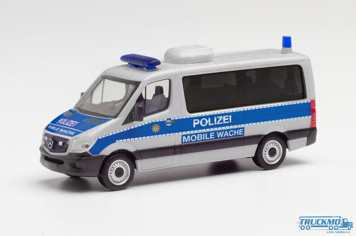 Herpa 045797 Polizei Berlin MB T2 MTW vergittert 8086 