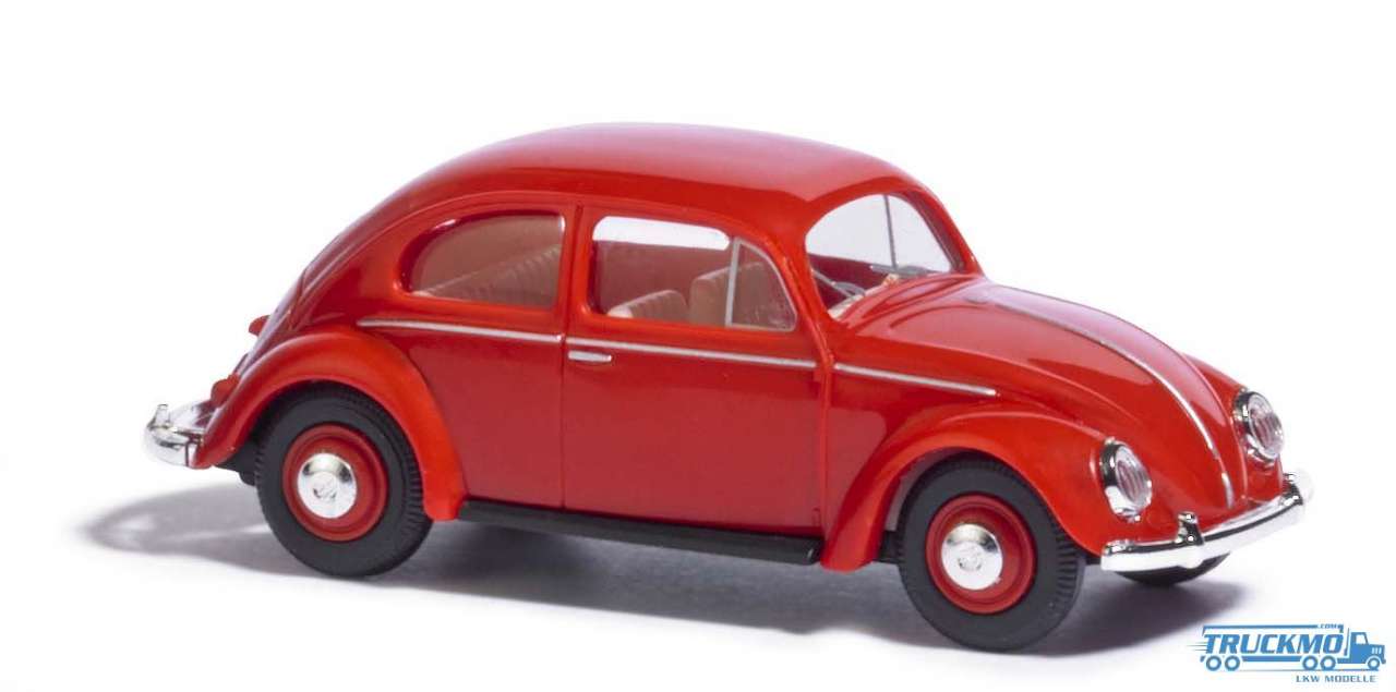 Busch Volkswagen Käfer BJ 1952 rot Brezelfenster 52901