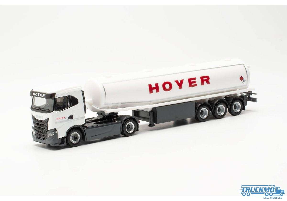 Herpa HOYER Iveco S-Way Gas Tanker Semitrailer 315982