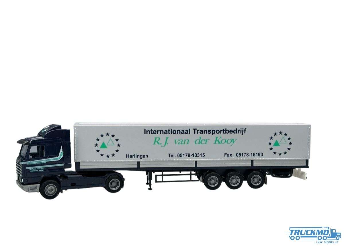AWM Van der Koy Scania SL platform semi-trailer 53239