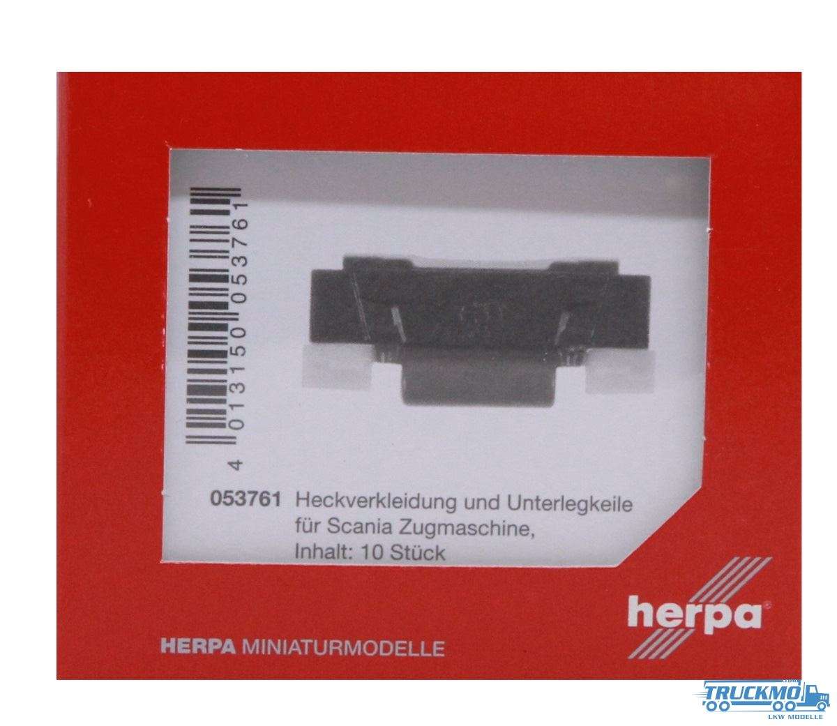 Herpa Heckverkleidung und Unterlegkeile für Scania Zugmaschine 053761