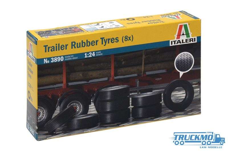 Italeri trailer rubber tires 3890