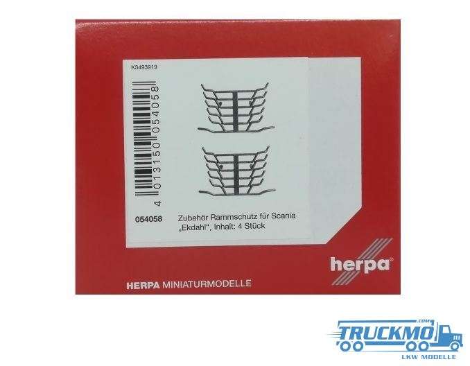 Herpa Accessory bumper for Scania Ekdahl Content: 4 pcs 054058