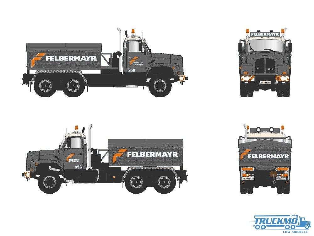 Golden Oldies Line 50 Felbermayr Saurer D330 Hauber 6x6 heavy duty kit G0008355_0