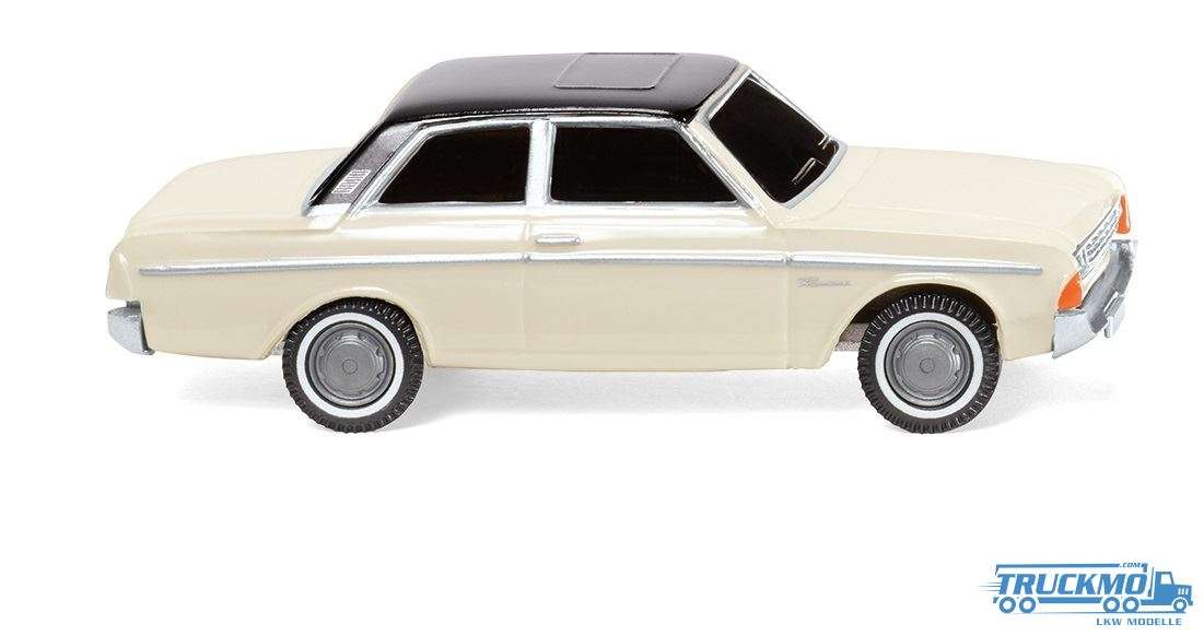 Wiking Ford 20M pearl white black roof 020402