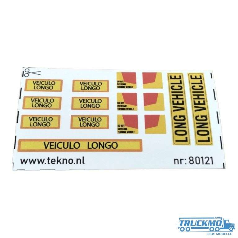 Tekno Decale Hinweisschild Portugal/Australia 80121