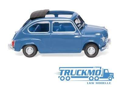 Wiking Fiat 600 brilliant blue 009906