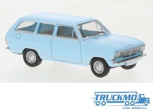 Brekina Opel Kadett B Caravan 1965 light blue 20430