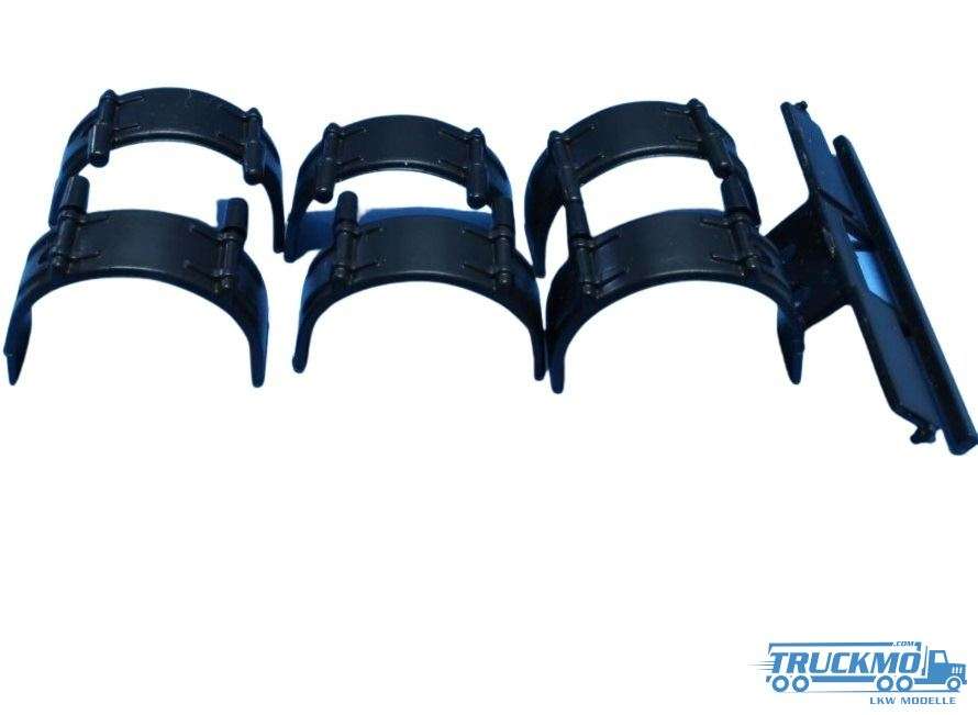 Tekno Parts mudguard round bumper 3-axle Meiler tipper 501-503 79076