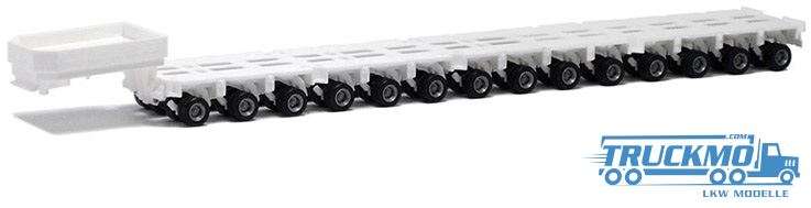 Herpa Goldhofer lowloader THP with gooseneck (white) 3/3/4/4 axle 671155