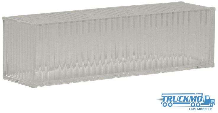 AWM 30ft container ribbed transparent 490612