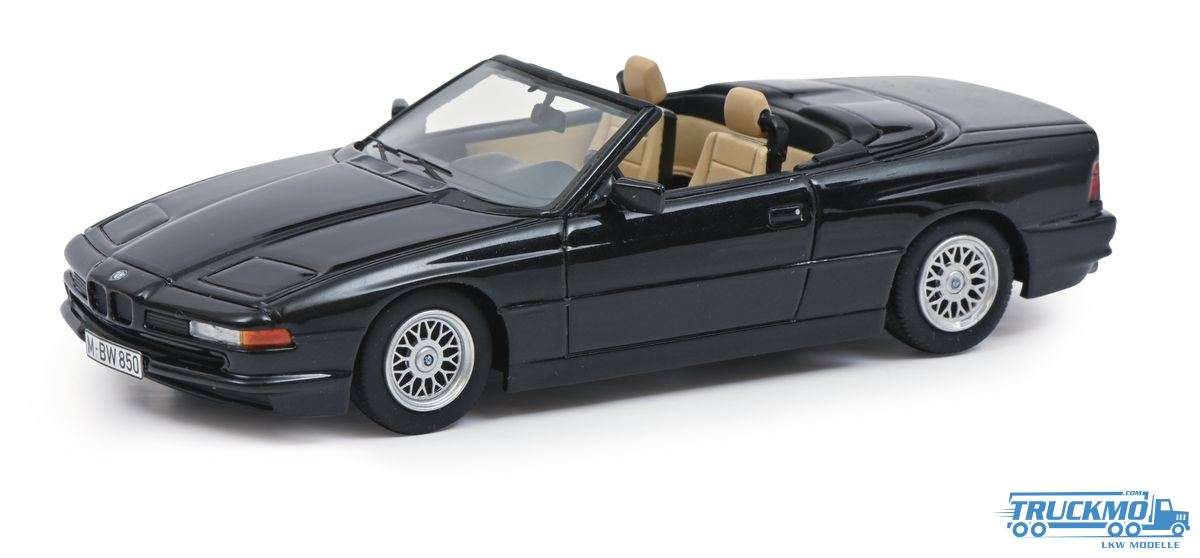 Schuco BMW 850 Ci Cabriolet black metallic 450914900