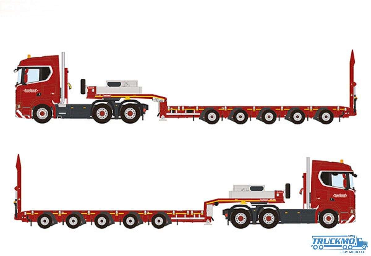 WSI Nooteboom Red Line Scania R Normal CR20N 6x4 Manoovr 5achs Tieflader 5983001