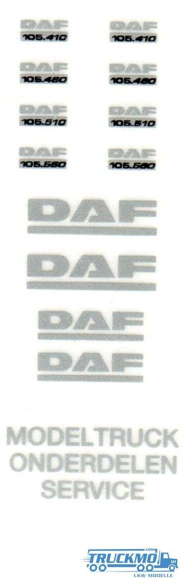 Tekno Decals Typesticker DAF XF 105 020-089 80500