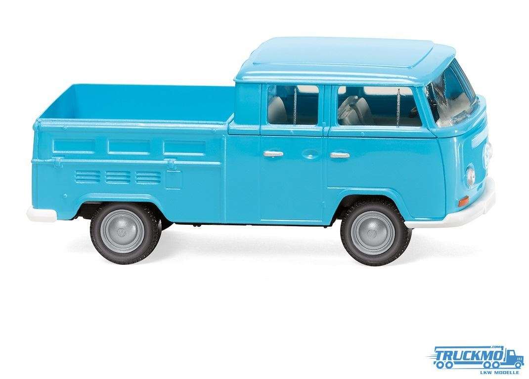 Wiking Volkswagen T2 double cabin ice blue 031404